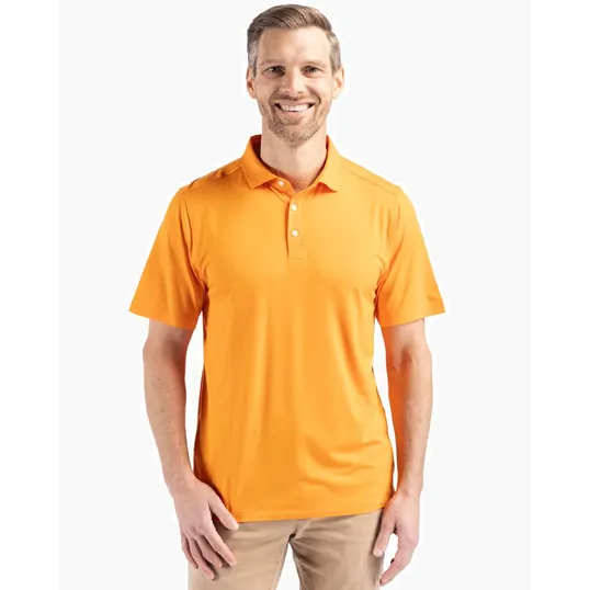 Coastline Recycled Double Peached Mens Polo — view 13