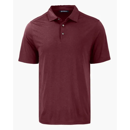 Coastline Recycled Double Peached Mens Polo — view 33