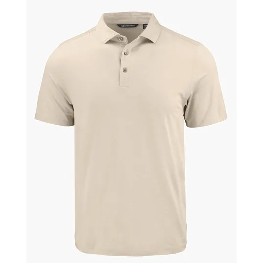 Coastline Recycled Double Peached Mens Polo — view 57