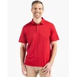 Coastline Recycled Double Peached Mens Polo — view 2