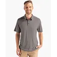 Coastline Recycled Double Peached Mens Polo — view 3