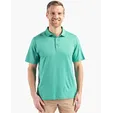 Coastline Recycled Double Peached Mens Polo — view 6