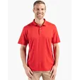 Coastline Recycled Double Peached Mens Polo — view 12