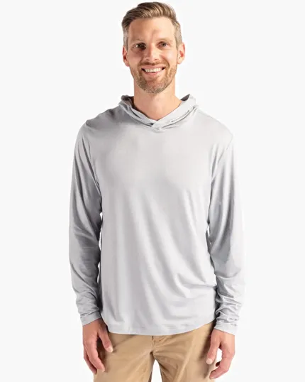Coastline Recycled Double Peached Men's Hooded Pullover