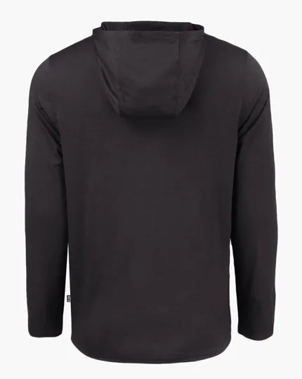 Coastline Recycled Double Peached Men's Hooded Pullover — view 28