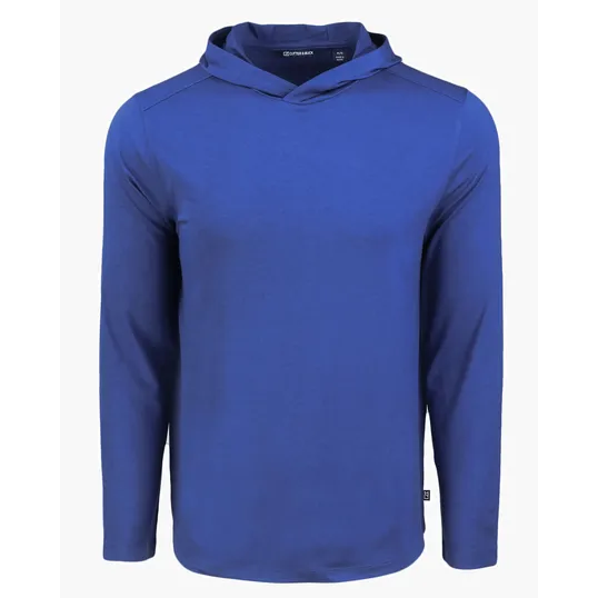 Coastline Recycled Double Peached Men's Hooded Pullover — view 19