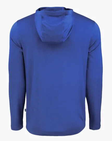 Coastline Recycled Double Peached Men's Hooded Pullover — view 32