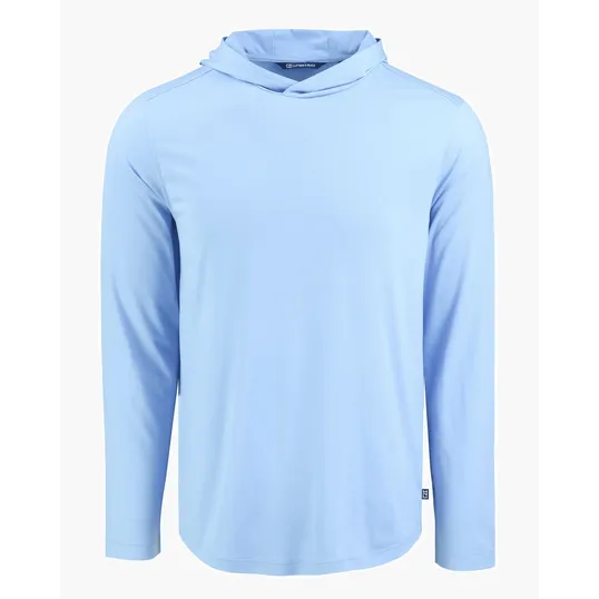 Coastline Recycled Double Peached Men's Hooded Pullover — view 20
