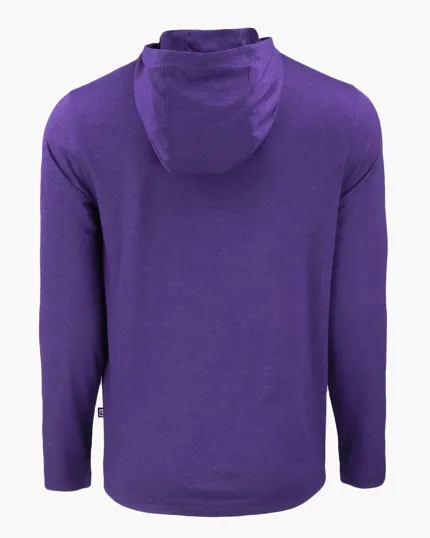 Coastline Recycled Double Peached Men's Hooded Pullover — view 35