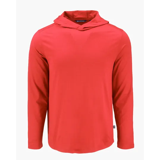Coastline Recycled Double Peached Men's Hooded Pullover — view 24
