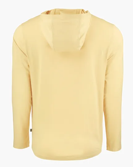 Coastline Recycled Double Peached Men's Hooded Pullover — view 38