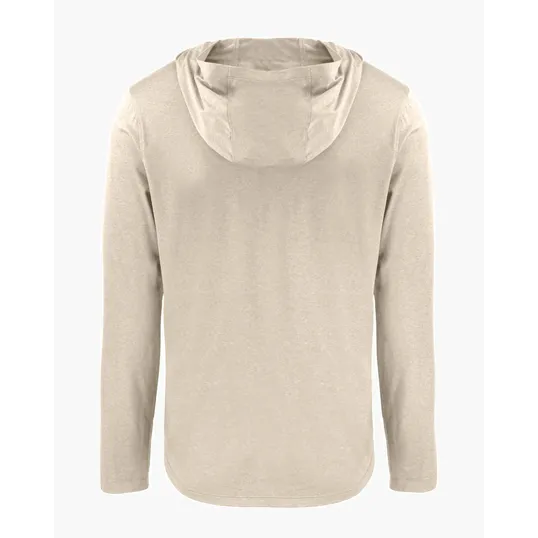 Coastline Recycled Double Peached Men's Hooded Pullover — view 44