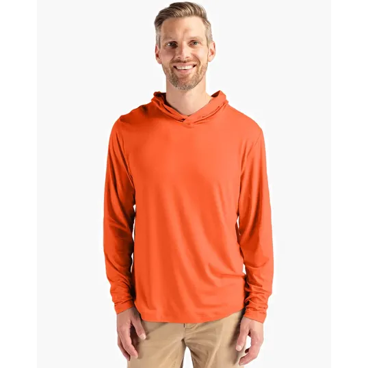 Coastline Recycled Double Peached Men's Hooded Pullover — view 47