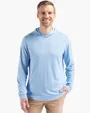Coastline Recycled Double Peached Men's Hooded Pullover — view 7