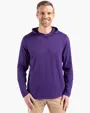 Coastline Recycled Double Peached Men's Hooded Pullover — view 9