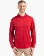 Coastline Recycled Double Peached Men's Hooded Pullover — view 13