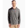 Coastline Recycled Double Peached Men's Hooded Pullover — view 40