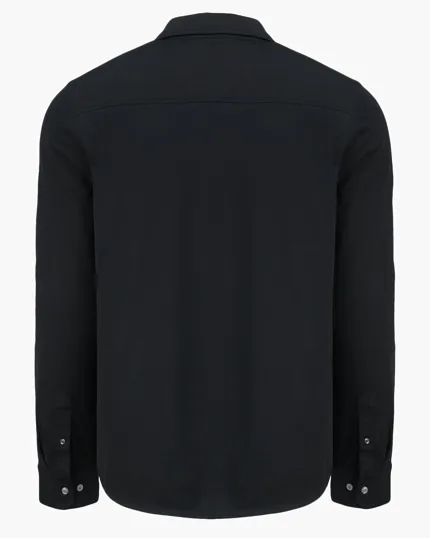 Advantage Recycled Cotton-Blend Pique Long Sleeve Button Down Shirt — view 7