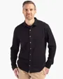 Advantage Recycled Cotton-Blend Pique Long Sleeve Button Down Shirt