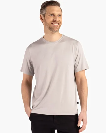 Coastline Recycled Double Peached Short Sleeve Tee — view 3