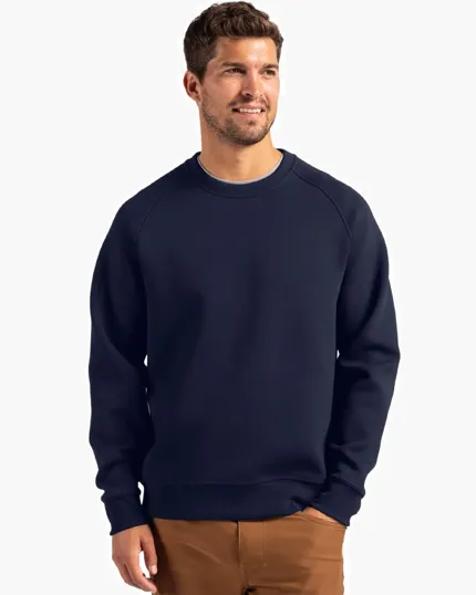 Roam Recycled Buttery-Soft Knit Men's Crew Neck Pullover — view 3