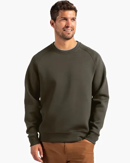 Roam Recycled Buttery-Soft Knit Men's Crew Neck Pullover — view 4