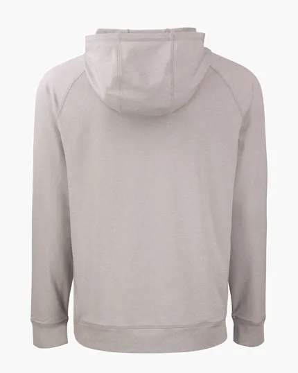 Adapt Recycled Soft Knit Stretch Men's Heathered Hooded Pullover — view 9