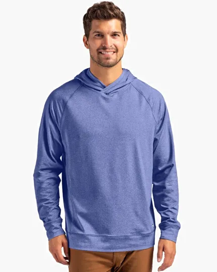 Adapt Recycled Soft Knit Stretch Men's Heathered Hooded Pullover — view 13