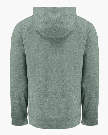 Adapt Recycled Soft Knit Stretch Men's Heathered Hooded Pullover — view 22