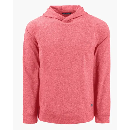 Adapt Recycled Soft Knit Stretch Men's Heathered Hooded Pullover — view 17
