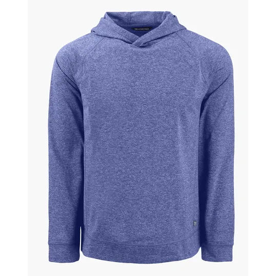 Adapt Recycled Soft Knit Stretch Men's Heathered Hooded Pullover — view 20