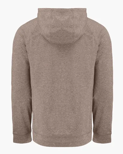 Adapt Recycled Soft Knit Stretch Men's Heathered Hooded Pullover — view 27