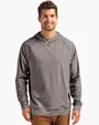 Adapt Recycled Soft Knit Stretch Men's Heathered Hooded Pullover