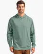 Adapt Recycled Soft Knit Stretch Men's Heathered Hooded Pullover — view 10
