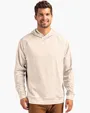 Adapt Recycled Soft Knit Stretch Men's Heathered Hooded Pullover — view 14