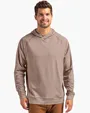 Adapt Recycled Soft Knit Stretch Men's Heathered Hooded Pullover — view 15