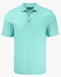Pike Recycled Shadow Check Print Men's Polo — view 8