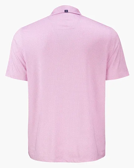 Pike Recycled Diamond Dot Print Men's Polo — view 17
