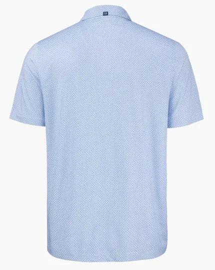 Pike Recycled Diamond Dot Print Men's Polo — view 20