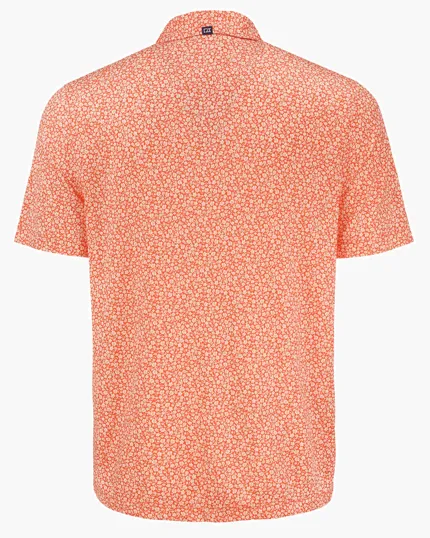 Pike Recycled Flora Print Men's Polo — view 22