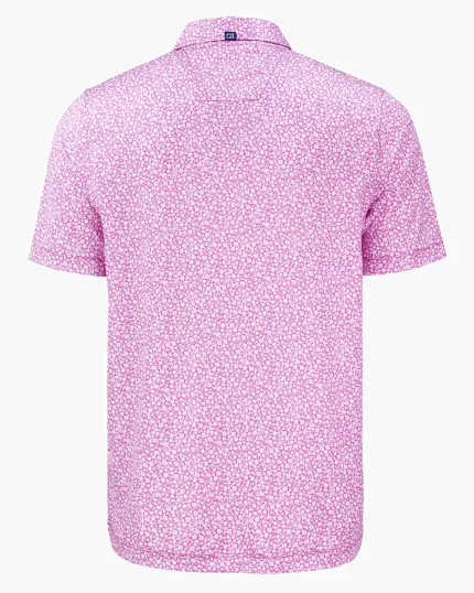 Pike Recycled Flora Print Men's Polo — view 25