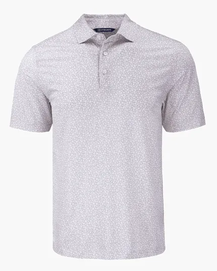 Pike Recycled Flora Print Men's Polo — view 17