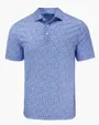 Pike Recycled Flora Print Men's Polo — view 12