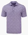 Pike Recycled Flora Print Men's Polo — view 14