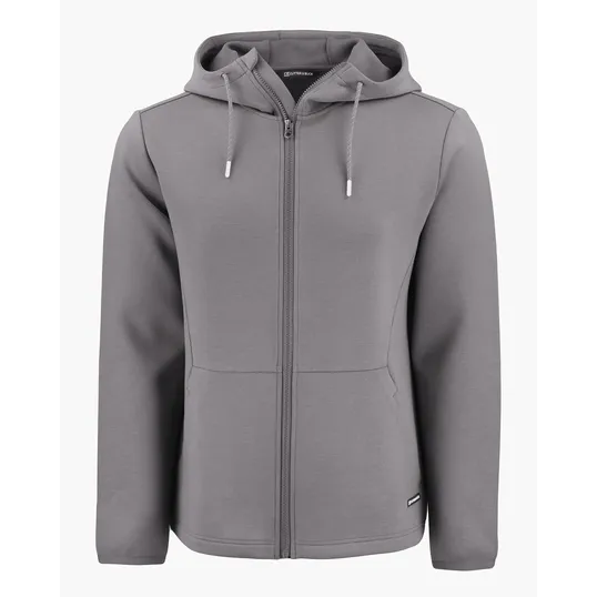Roam Recycled Buttery-Soft Knit Full Zip Hooded Jacket — view 4