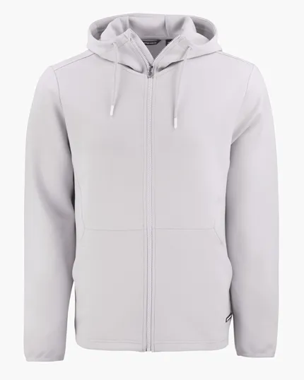 Roam Recycled Buttery-Soft Knit Full Zip Hooded Jacket — view 7