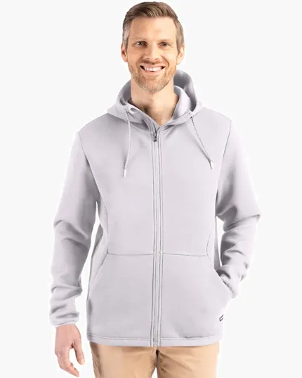Roam Recycled Buttery-Soft Knit Full Zip Hooded Jacket — view 15