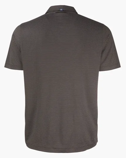 Forge Recycled Fine Line Stripe Four-Way Stretch Men's Polo — view 17