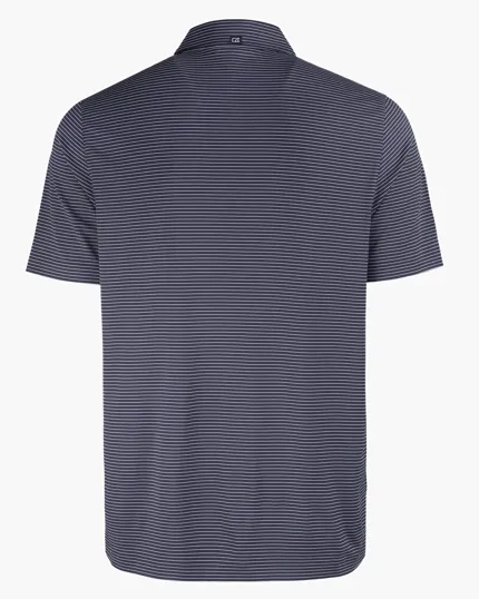 Forge Recycled Fine Line Stripe Four-Way Stretch Men's Polo — view 20