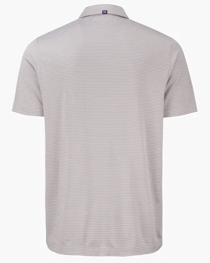 Forge Recycled Fine Line Stripe Four-Way Stretch Men's Polo — view 21